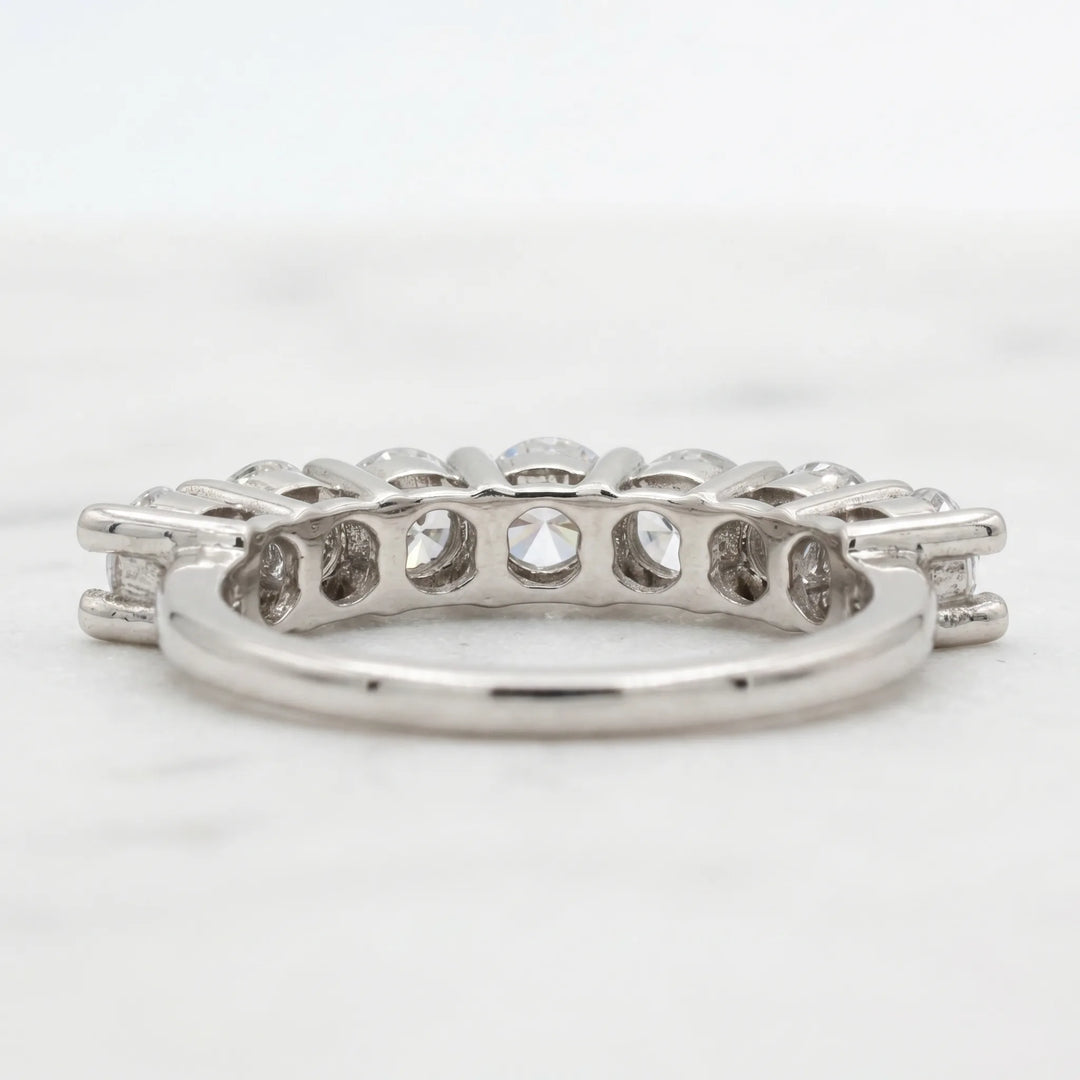 1 Ct moissanite sterling silver rings for women