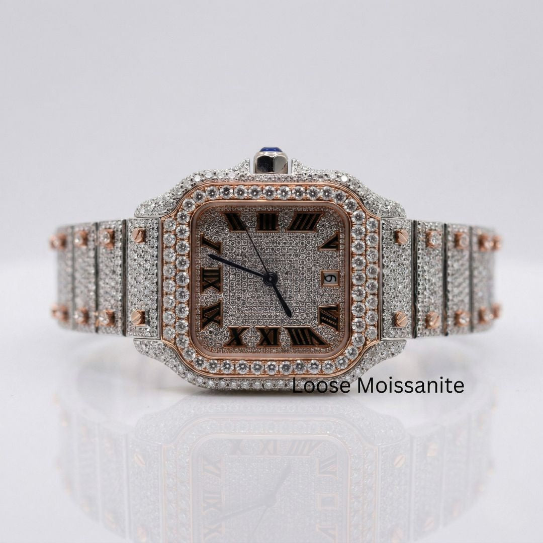 Santos_moissanite_diamond_watch