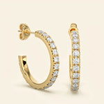 Load image into Gallery viewer, J Hoop Earrings
