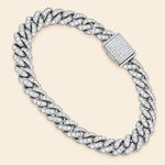 Load image into Gallery viewer, 5.50 Carat Round Cut Cuban Link Hip Hop Bracelet in Yellow Gold
