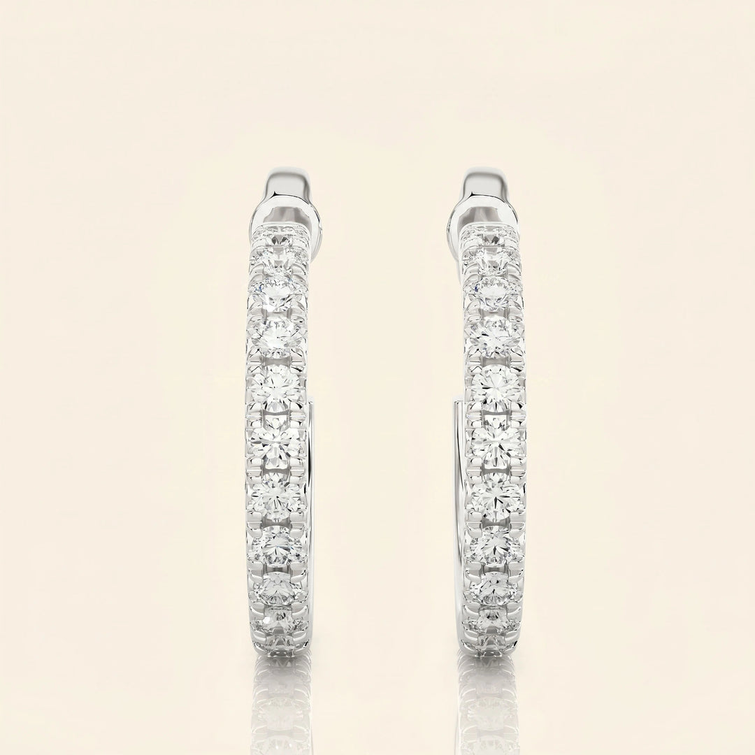 J Hoop Earrings
