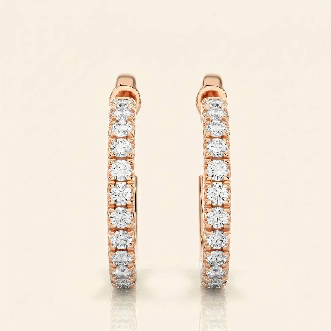 J Hoop Earrings