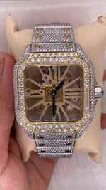 Load image into Gallery viewer, Front View of VVS Moissanite Watch

