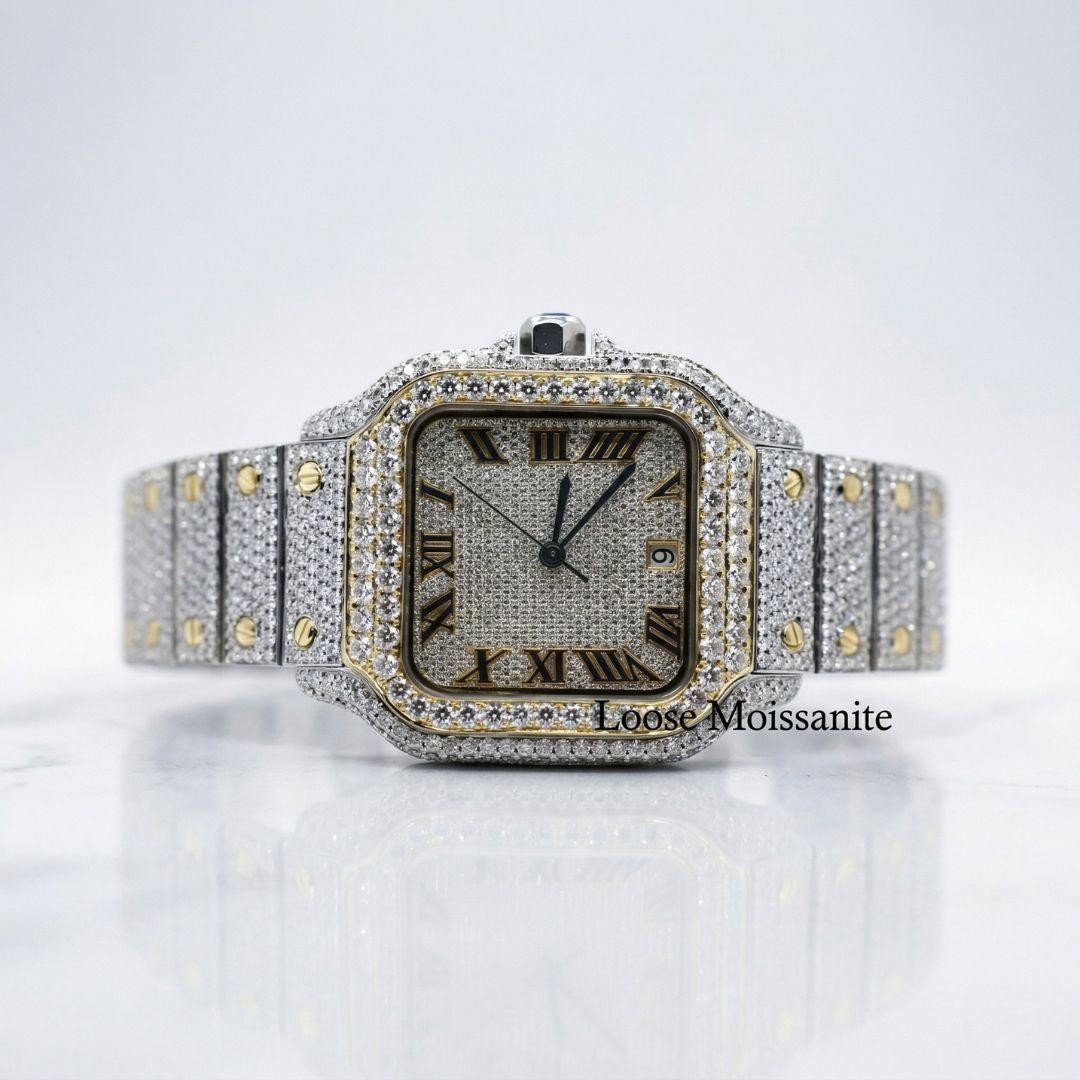 VVS Moissanite Diamond Watch