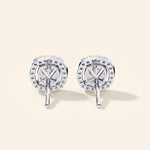 Load image into Gallery viewer, Cushion Halo Stud Earrings
