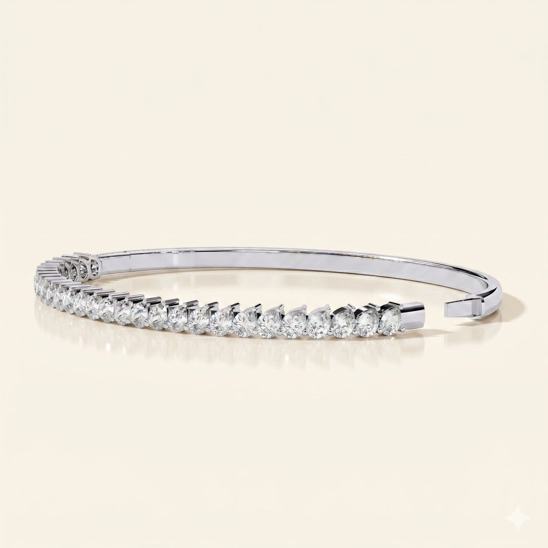 Pear Shape Bangle Bracelet