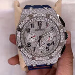 Load image into Gallery viewer, Side View OF Men's Moissanite Watches for Sale
