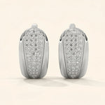 Load image into Gallery viewer, Pave Hoop Earrings
