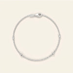Load image into Gallery viewer, Bezel Set Station Bracelet
