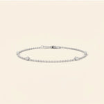 Load image into Gallery viewer, Bezel Set Station Bracelet
