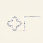 Load image into Gallery viewer, Boucles d'oreilles clou trèfle pleines
