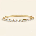 Load image into Gallery viewer, Pear Shape Bangle Bracelet
