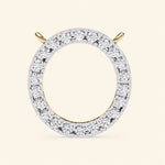Load image into Gallery viewer, Prong Set Circle Necklace
