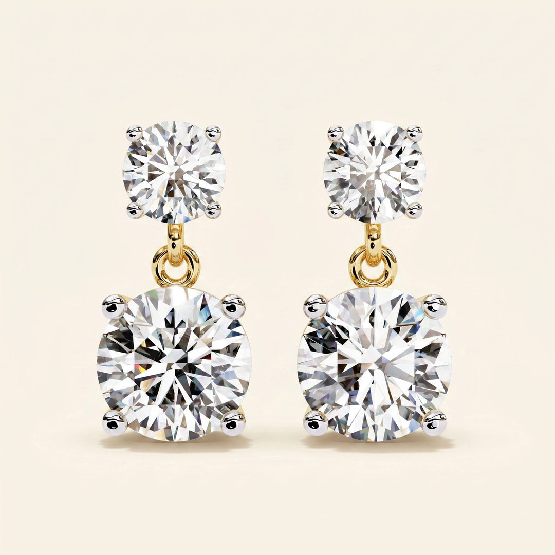Two Stone Earrings