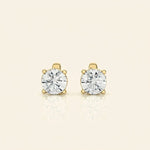 Load image into Gallery viewer, Boucles d'oreilles tige moissanite
