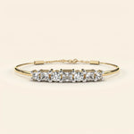 Load image into Gallery viewer, Line Bangle Bracelet
