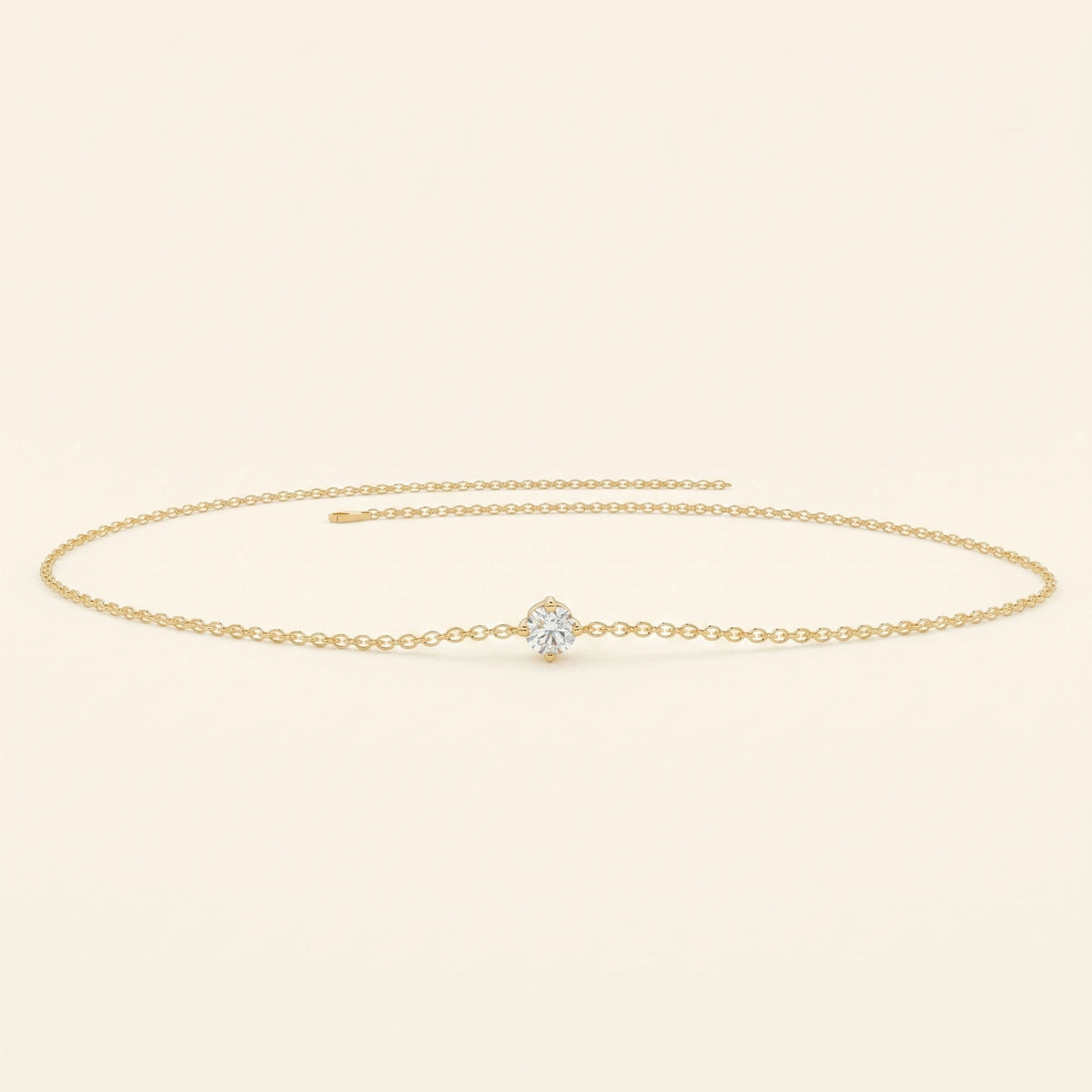 Solitaire bracelet for women