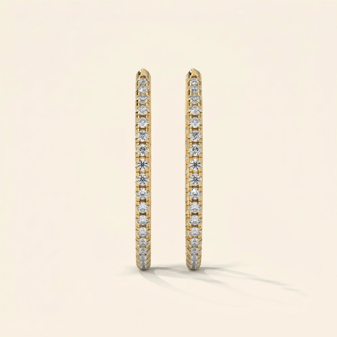Hoop Clip On Earrings