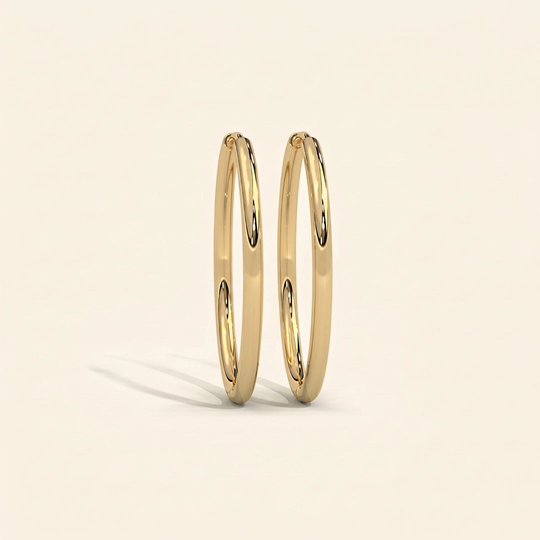 Hoop Clip On Earrings