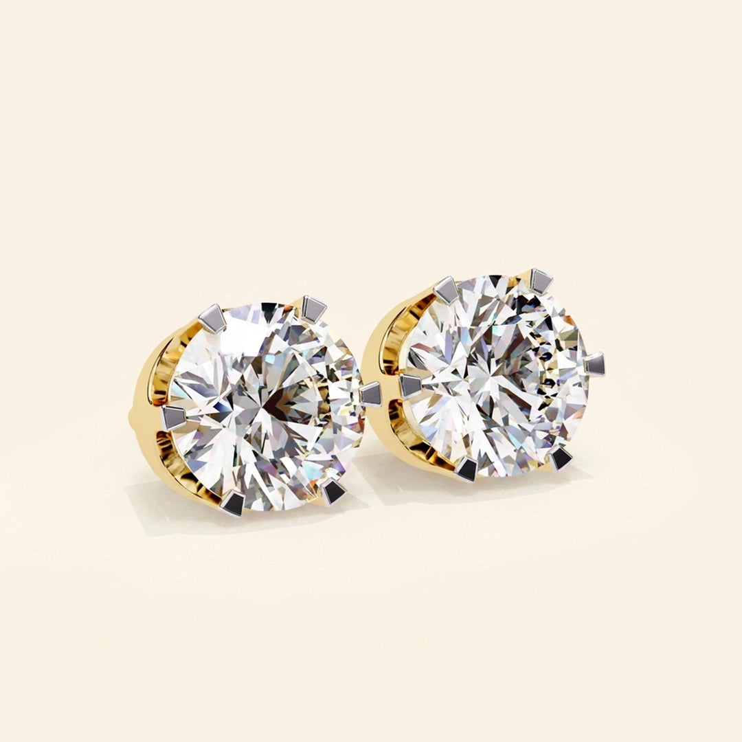 Stud Flat Gack Earrings
