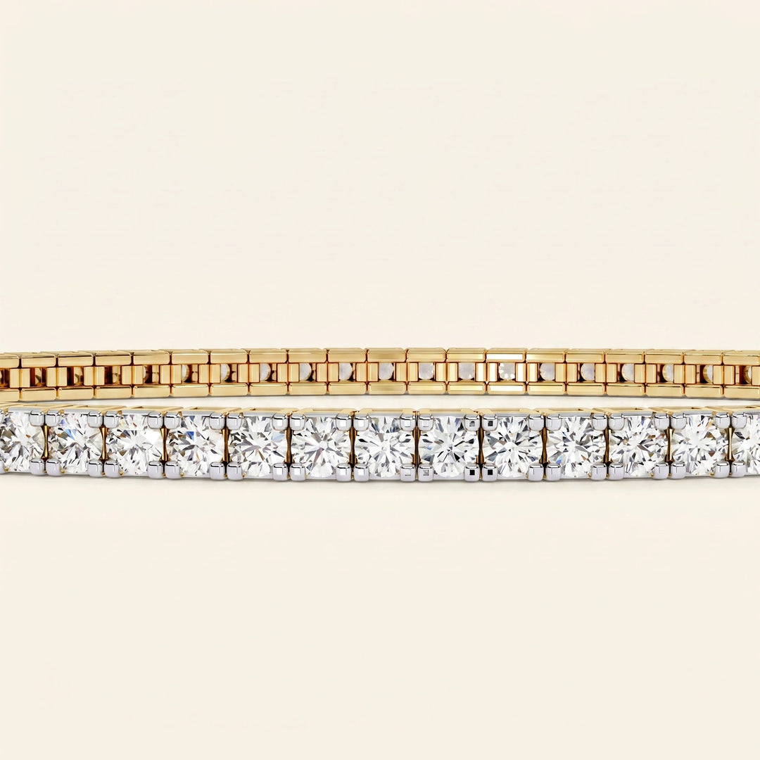 Round Cut Tennis Bracelet