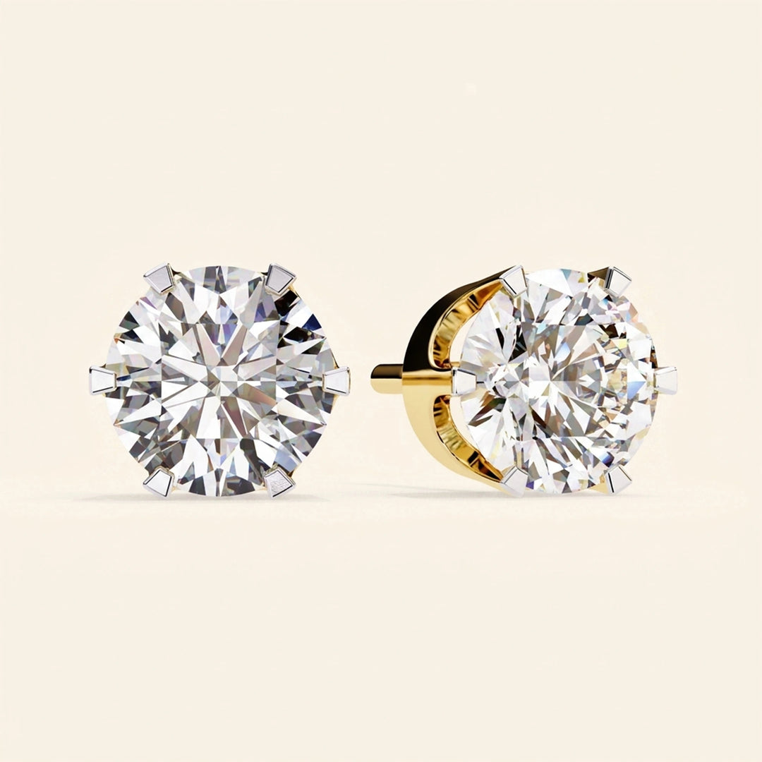 Stud Flat Gack Earrings