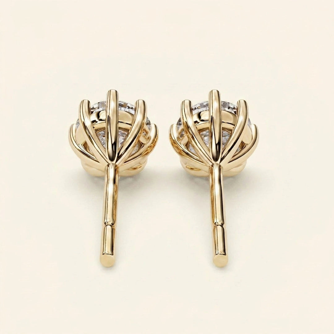 Prong Setting Earrings