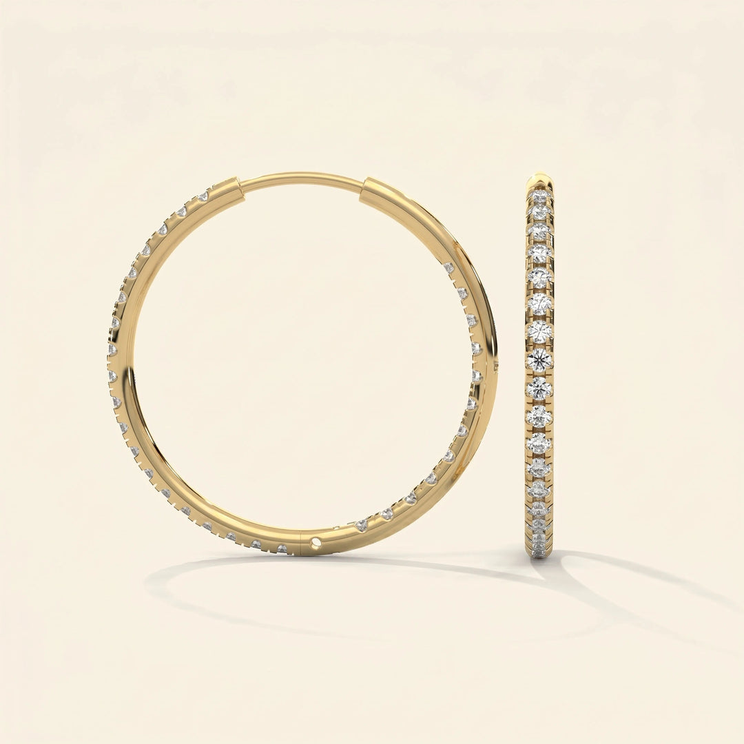 Hoop Clip On Earrings