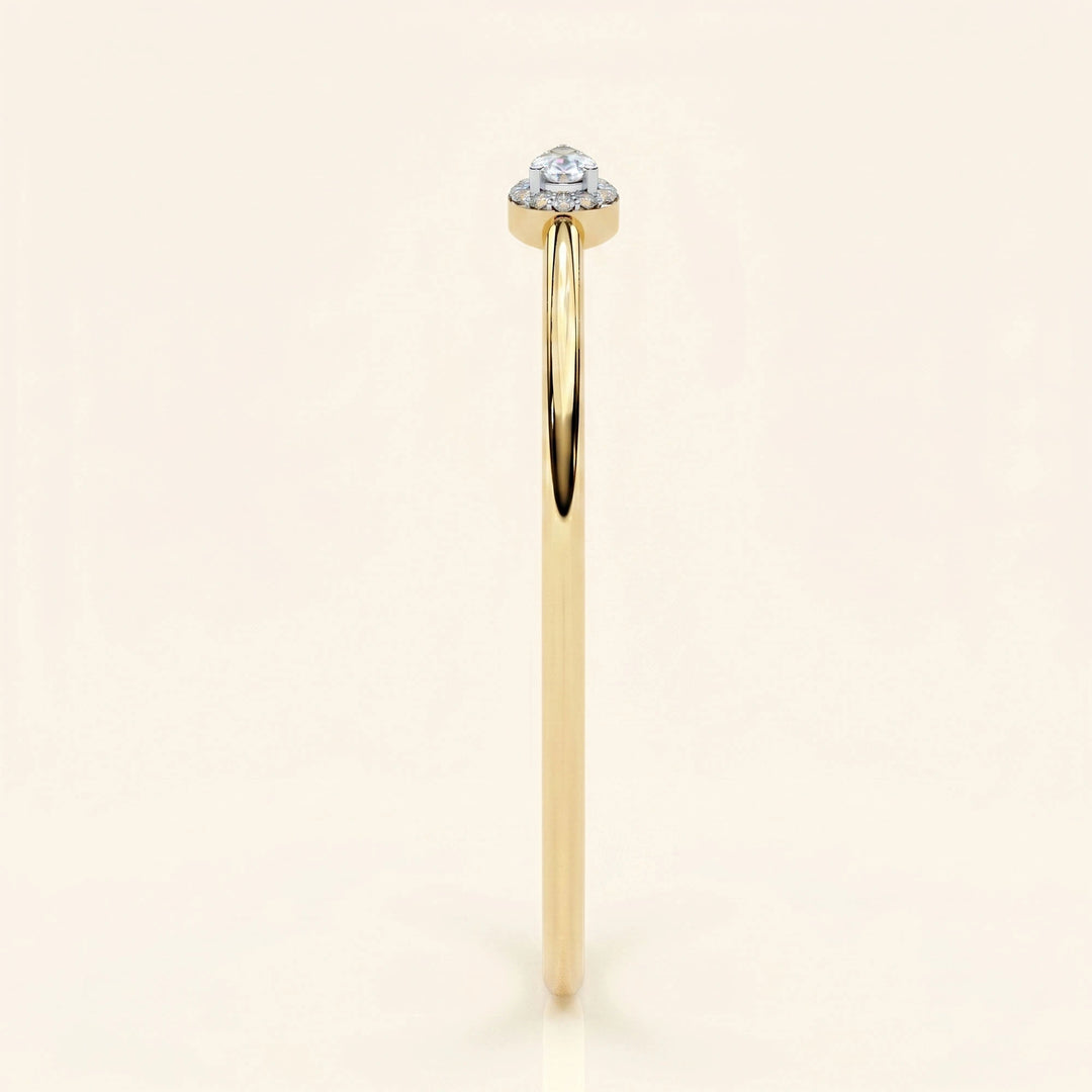 Pear Open Cuff Bangle