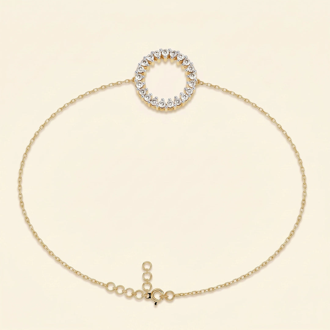 Round Open Circle Bracelet