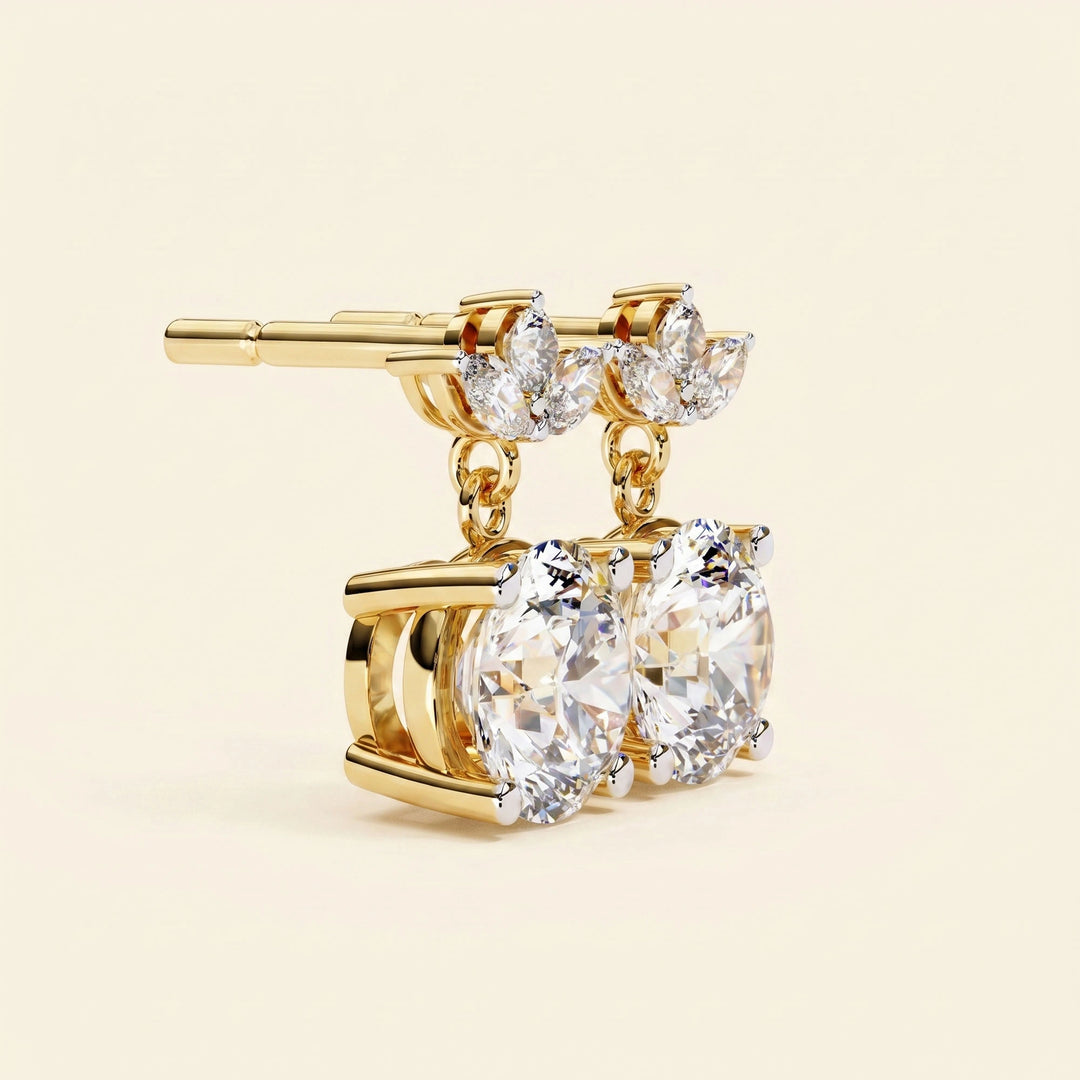 Floral Drop Earrings