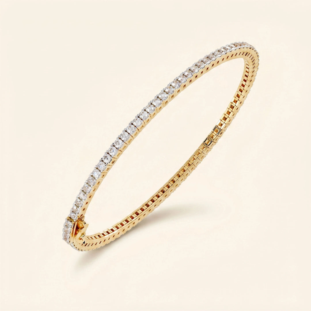 Round Cut Tennis Bracelet