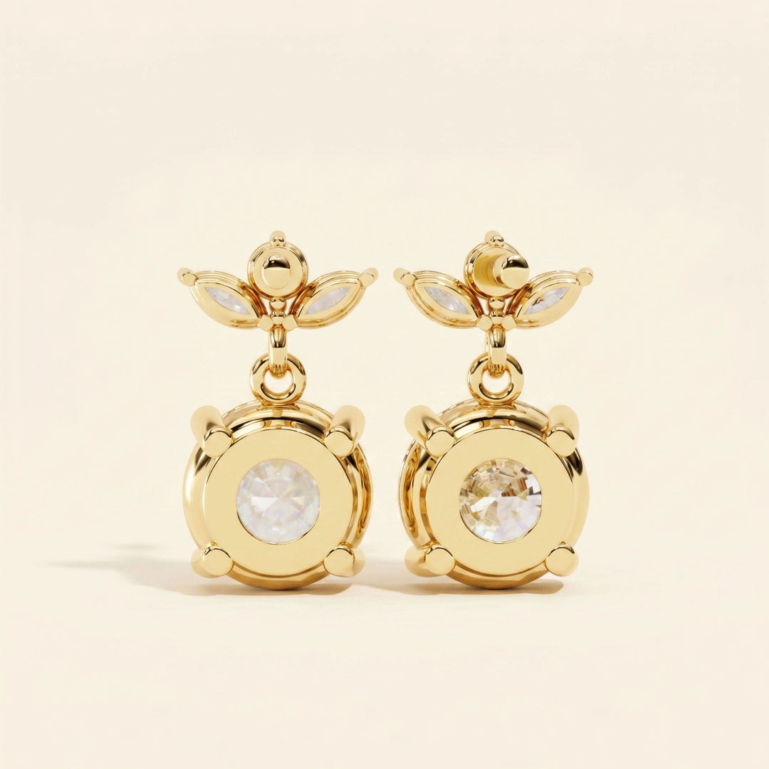 Floral Drop Earrings