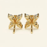 Load image into Gallery viewer, Earrings Studs Floral Marquise Cluster Design
