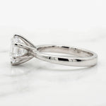 Load image into Gallery viewer, 1 Ct Round six prong moissanite solitaire ring in silver
