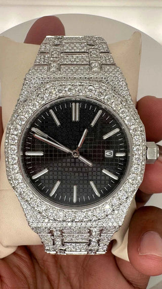 Bust Down Ap Moissanite Watch