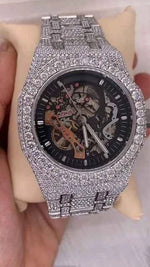 Load image into Gallery viewer, Front View of Cheap Moissanite Watch
