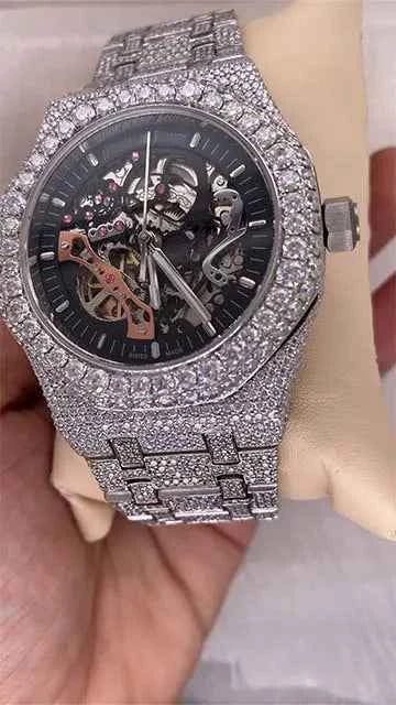 Side Angle of Cheap Moissanite Watch