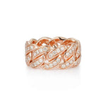 Load image into Gallery viewer, 2.50 Carat Round Cut Moissanite Cuban Link Ring
