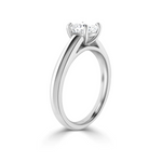 Load image into Gallery viewer, 1.5 Carat Cushion Cut Moissanite Ring in White Gold
