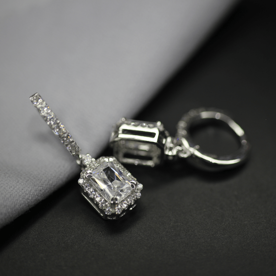 Moissanite Dangle Earring 