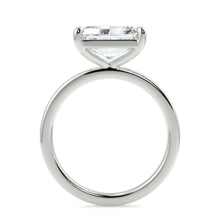 1.5 East West Radiant Cut Solitaire Ring in Rose Gold