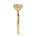 Load image into Gallery viewer, 1.50 Ct Radiant Cut East West Solitaire Moissanite Ring in Rose Gold
