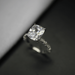 Load image into Gallery viewer, Elongated Cushion Moissanite Ring
