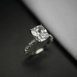 Load image into Gallery viewer, Elongated Cushion Moissanite Ring
