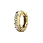 Load image into Gallery viewer, 0.60 Ct Round Cut Moissanite Hoop Earrings For Unisex
