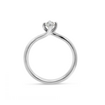 Load image into Gallery viewer, 1.5 Carat Marquise Cut Solitaire Moissanite Ring in White Gold
