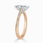Load image into Gallery viewer, 1.70 Carat Marquise Cut Cathedral Moissanite Ring in Yellow Gold
