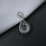 Load image into Gallery viewer, Round Moissanite Halo Pendant
