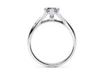 Load image into Gallery viewer, 1.50 Carat Marquise Cut Split Shank Solitaire Moissanite Ring in White Gold
